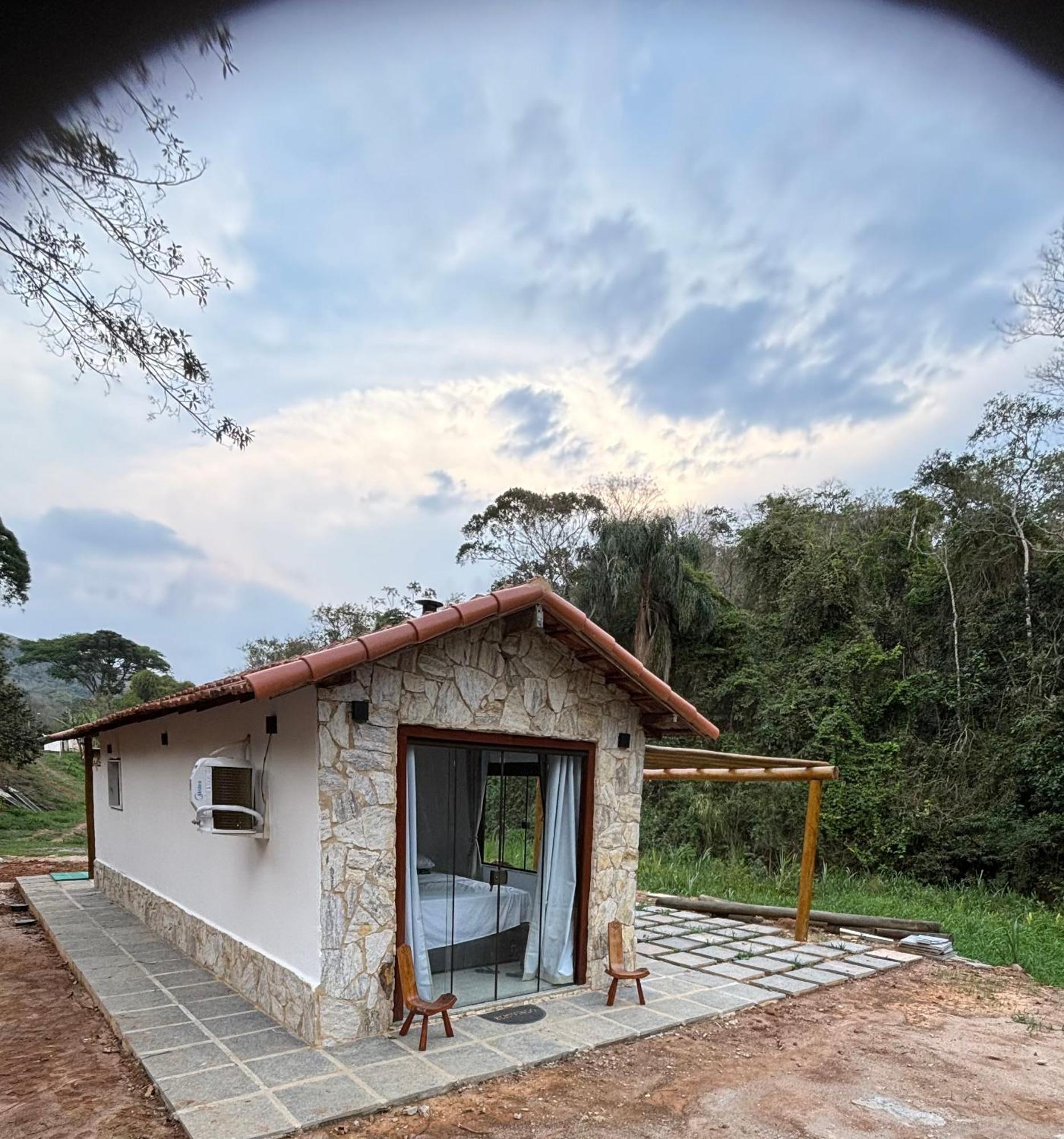 Casa Di Pedra Com Linda Vista Para Natureza - Miguel Pereira Bagian luar foto