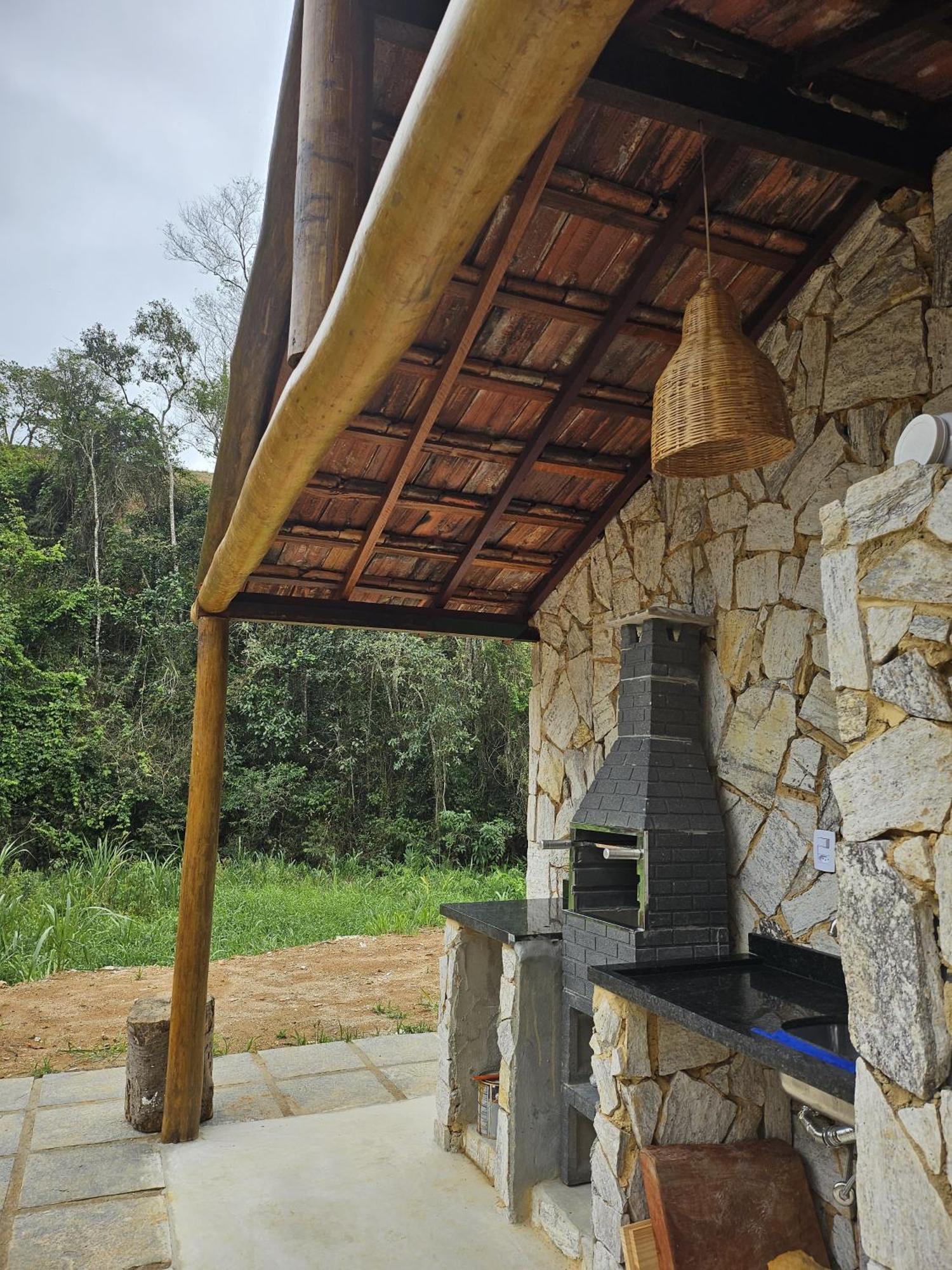 Casa Di Pedra Com Linda Vista Para Natureza - Miguel Pereira Bagian luar foto