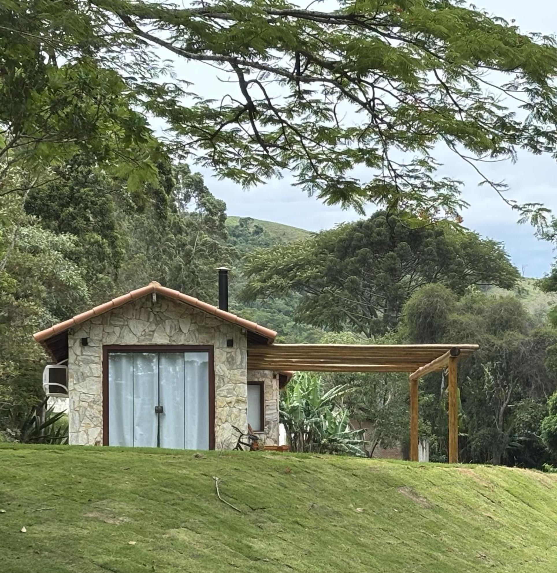 Casa Di Pedra Com Linda Vista Para Natureza - Miguel Pereira Bagian luar foto
