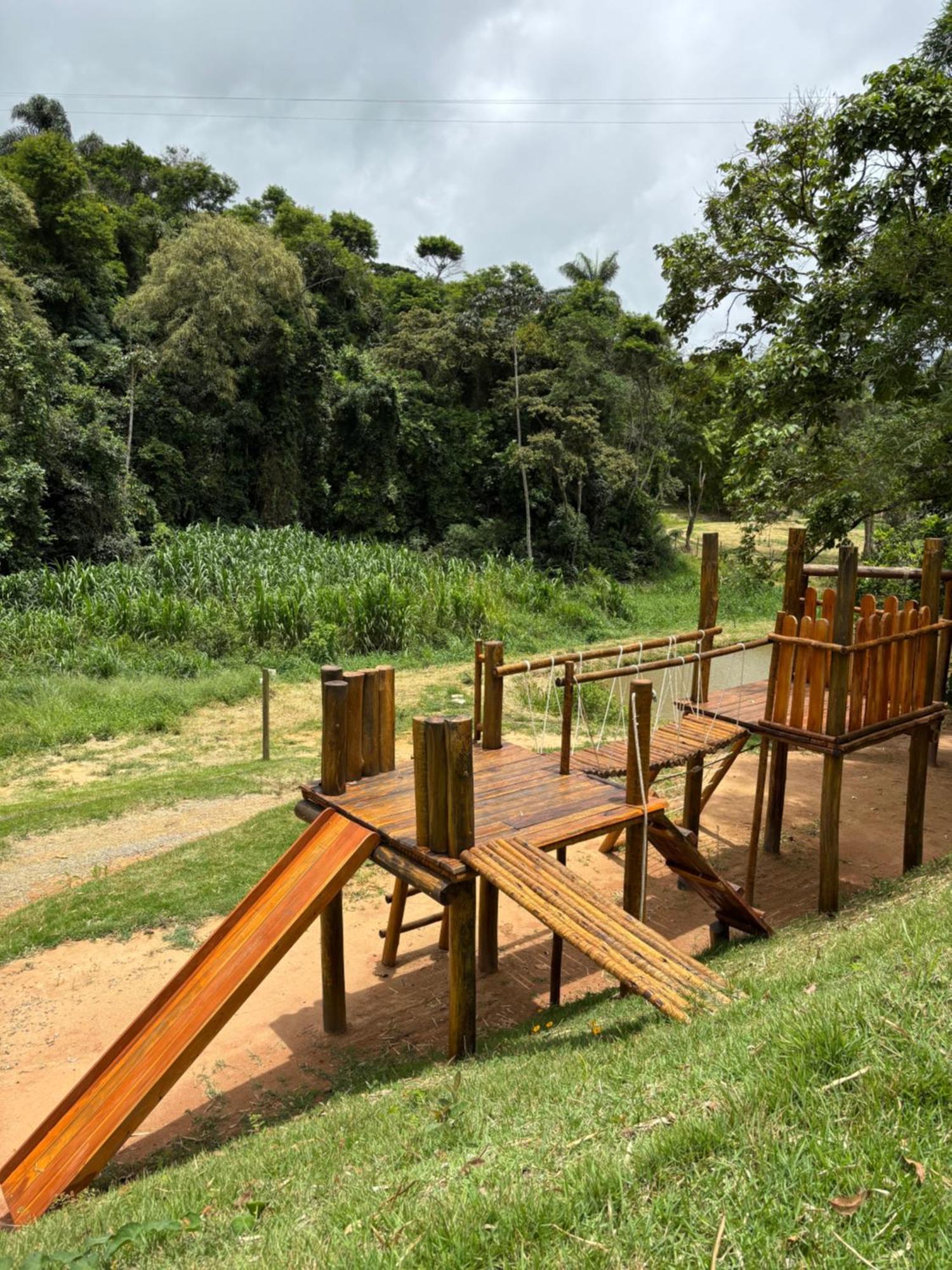 Casa Di Pedra Com Linda Vista Para Natureza - Miguel Pereira Bagian luar foto