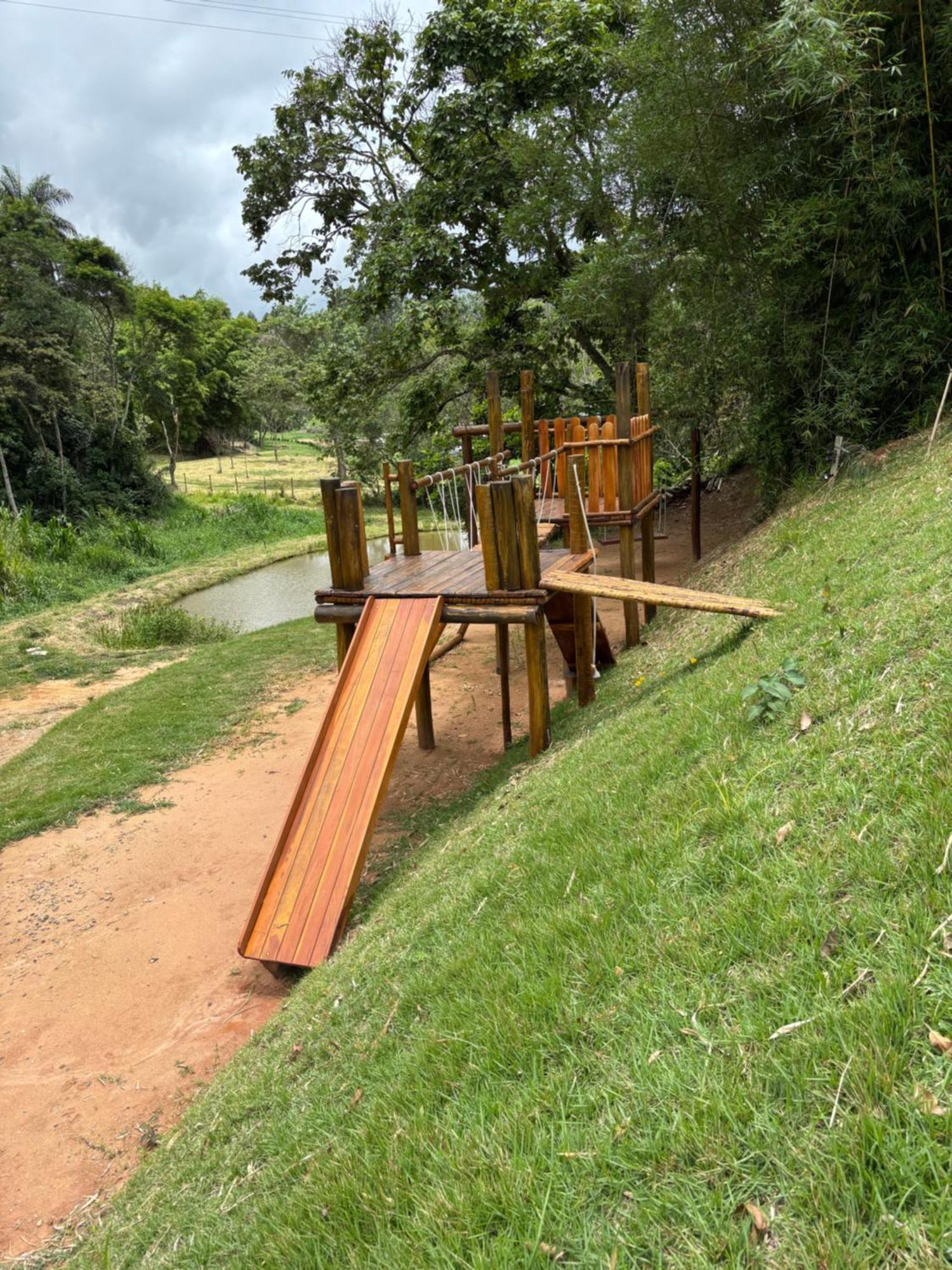 Casa Di Pedra Com Linda Vista Para Natureza - Miguel Pereira Bagian luar foto